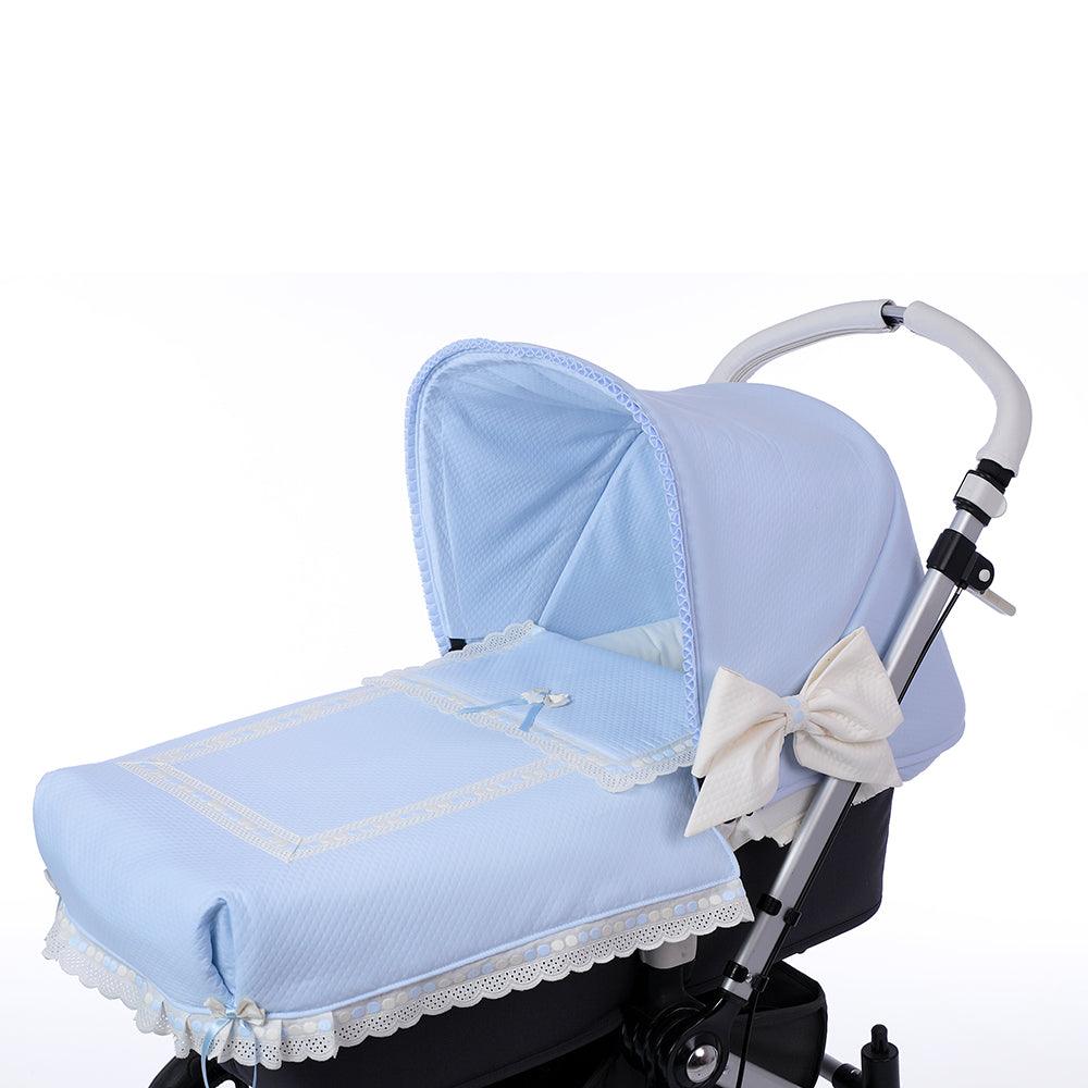 Colcha Capazo A Medida Carro Bebé 116 Puntilla Bebiti By Nanetes - Nanetes #